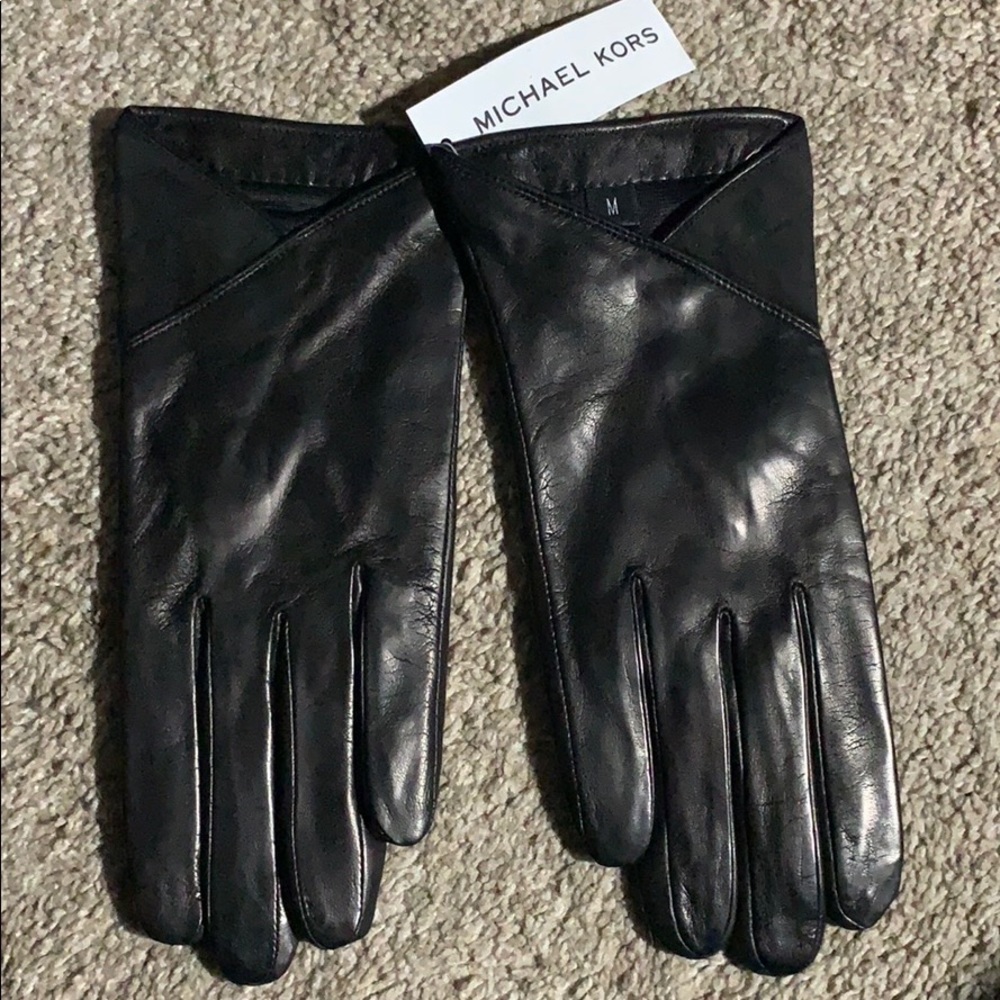 Michael kors woman’s suede/leather gloves 3